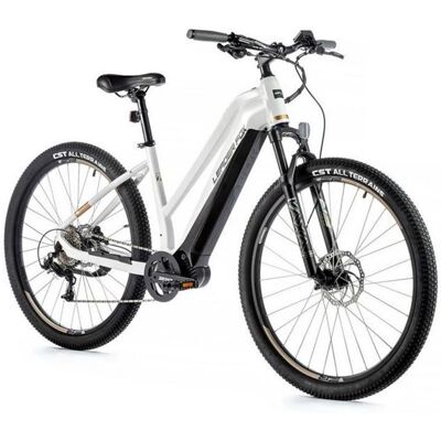Vélo électrique moteur central femme Leader Fox Swan 2023 Bafang M300 - Blanc - 18 (168/178 cm) Blanc - Publicité Vélo électrique moteur central femme Leader Fox Swan 2023 Bafang M300 - Blanc - 18 (168/178 cm) Blanc - Publicité