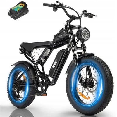 Vélo Electrique Adulte - YVY C20 Lite - Moteur 1000W - Batterie 48V 15Ah Amovible - Autonomie 90 km- 45KM/H - SHIMANO 7 - Ecran LCD Noir - Publicité Vélo Electrique Adulte - YVY C20 Lite - Moteur 1000W - Batterie 48V 15Ah Amovible - Autonomie 90 km- 45KM/H - SHIMANO 7 - Ecran LCD Noir - Publicité