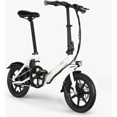 Fiido D3 PRO Blanc Vélo électrique pliant 14 pouces Vélo électrique portable pour adulte Blanc - Publicité Fiido D3 PRO Blanc Vélo électrique pliant 14 pouces Vélo électrique portable pour adulte Blanc - Publicité