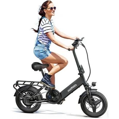 2026HILLMILES Mile 1-14-Vélo Électrique-Moteur 250W-Batterie Amovible 36V10.4Ah-Autonomie 65km-Capacité maximale 120kg noir Noir - Publicité 2026HILLMILES Mile 1-14-Vélo Électrique-Moteur 250W-Batterie Amovible 36V10.4Ah-Autonomie 65km-Capacité maximale 120kg noir Noir - Publicité