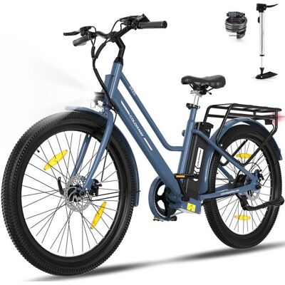HITWAY Vélo électrique VAE COLORWAY 27.5 Bleu - Moteur 250W - Batterie Lithium Amovible 36V 12Ah - Pédalage Assisté Bleu - Publicité HITWAY Vélo électrique VAE COLORWAY 27.5 Bleu - Moteur 250W - Batterie Lithium Amovible 36V 12Ah - Pédalage Assisté Bleu - Publicité