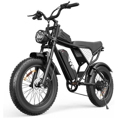 Vélo électrique - YVY C20 Lite - Moteur 1000W - Batterie 15Ah amovible - Autonomie 90 km - Shimano 7 Vitesses Noir - Publicité Vélo électrique - YVY C20 Lite - Moteur 1000W - Batterie 15Ah amovible - Autonomie 90 km - Shimano 7 Vitesses Noir - Publicité