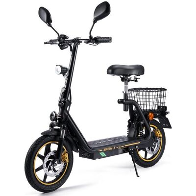TWOFISH-M5 Elite-E Vélo à assistance électrique 500 W 48 V 13 Ah autonomie maximale de 30 km Noir - Publicité TWOFISH-M5 Elite-E Vélo à assistance électrique 500 W 48 V 13 Ah autonomie maximale de 30 km Noir - Publicité