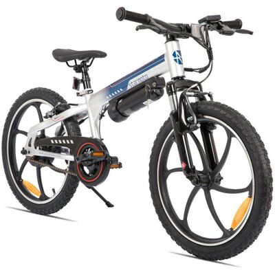 Vélo électrique JOYSTAR - Équipé dun moteur sans balais de 250 W dune batterie amovible et dune autonomie de 24 km - Blanc Blanc - Publicité Vélo électrique JOYSTAR - Équipé dun moteur sans balais de 250 W dune batterie amovible et dune autonomie de 24 km - Blanc Blanc - Publicité
