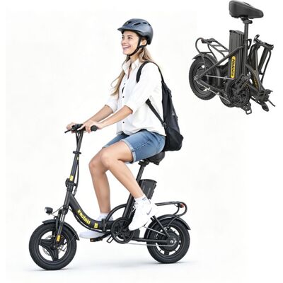 Vélo électrique pliant - HIDOES - 14 - Moteur 500W - Batterie 48V/104Ah - Pneu tout-terrain Noir - Publicité Vélo électrique pliant - HIDOES - 14 - Moteur 500W - Batterie 48V/104Ah - Pneu tout-terrain Noir - Publicité