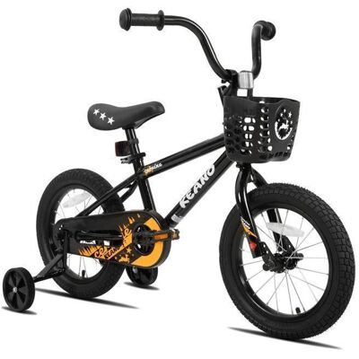 Vélo enfant - JOYSTAR - KEANO - 14 pouces - stabilisateurs amovibles - frein à rétropédalage Noir - Publicité Vélo enfant - JOYSTAR - KEANO - 14 pouces - stabilisateurs amovibles - frein à rétropédalage Noir - Publicité