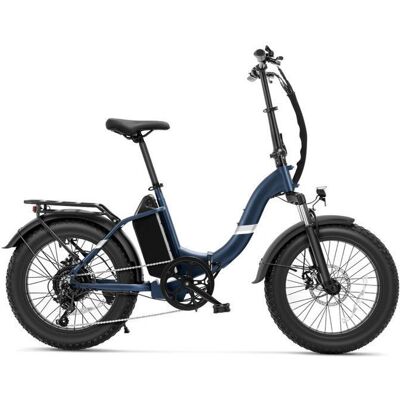 Touroll S2 Vélo Électrique Tout-Terrain - Pneus 20×40 - Autonomie 150 km - Pliable - 650 W - Bleu - Publicité Touroll S2 Vélo Électrique Tout-Terrain - Pneus 20×40 - Autonomie 150 km - Pliable - 650 W - Bleu - Publicité