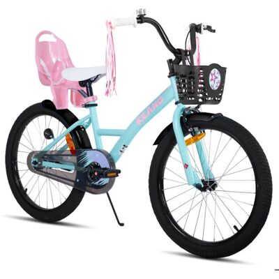 Vélos pour enfants - JOYSTAR - 20 pouces - Vert - Selle réglable - Panier noir & siège poupée Vert - Publicité Vélos pour enfants - JOYSTAR - 20 pouces - Vert - Selle réglable - Panier noir & siège poupée Vert - Publicité