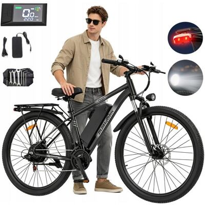 ZAZAWORK CF29 Vélo Électrique Adulte-29 pouces-Batterie Amovible 48V 15Ah-250W Moteur Tout-Terrain-VTT Shimano 21 Vitesses-100KM Blanc - Publicité ZAZAWORK CF29 Vélo Électrique Adulte-29 pouces-Batterie Amovible 48V 15Ah-250W Moteur Tout-Terrain-VTT Shimano 21 Vitesses-100KM Blanc - Publicité