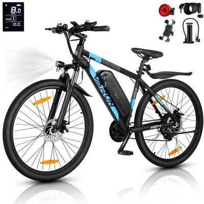 Vélo électrique VARUN M27-1 - Batterie amovible 48 V 13 Ah - Autonomie de 100 km - 275 pouces - Bleu Bleu - Publicité Vélo électrique VARUN M27-1 - Batterie amovible 48 V 13 Ah - Autonomie de 100 km - 275 pouces - Bleu Bleu - Publicité
