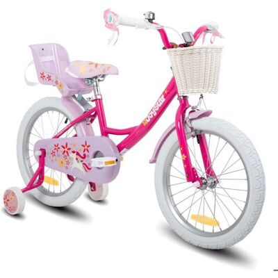 Vélo enfant - JOYSTAR Unicorn - 18 pouces - Rouge - Roues dentraînement amovibles Rouge - Publicité Vélo enfant - JOYSTAR Unicorn - 18 pouces - Rouge - Roues dentraînement amovibles Rouge - Publicité