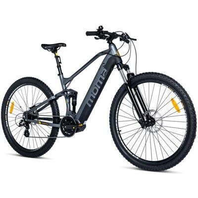 Moma Bikes - VTT Electrique 29 PRO Moteur Central - Bat. 48V13Ah - Auto.Max 120km- 8 Vitesses - Freins Hydrau.- L-XL-Reconditionné Gris - Publicité Moma Bikes - VTT Electrique 29 PRO Moteur Central - Bat. 48V13Ah - Auto.Max 120km- 8 Vitesses - Freins Hydrau.- L-XL-Reconditionné Gris - Publicité