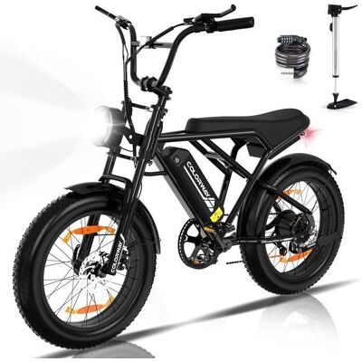 COLORWAY - All Terrain E-BIKE - Noir - 20" Fat Tire - Vélo électrique - Publicité COLORWAY - All Terrain E-BIKE - Noir - 20" Fat Tire - Vélo électrique - Publicité
