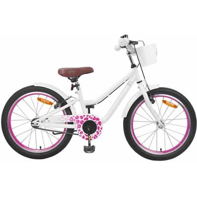 Vélo pour Enfants 20 Pouces pour les enfants de 6 à 11 ans - vidaXL - acier - blanc - réglable - 137 x 54 x 79 cm 4071880 Blanc - Publicité Vélo pour Enfants 20 Pouces pour les enfants de 6 à 11 ans - vidaXL - acier - blanc - réglable - 137 x 54 x 79 cm 4071880 Blanc - Publicité
