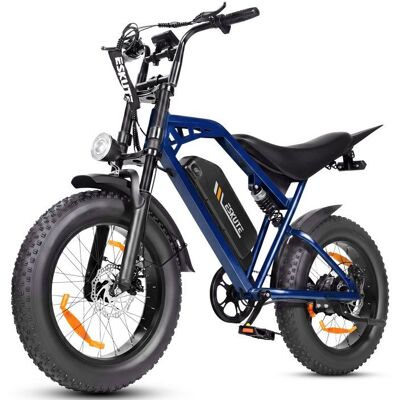 Vélo à assistance électrique (VAE) - ESKUTE - V202 - Fatbike 20×40 - Moteur 250W 65Nm - Batterie 48V 208Ah (80 km) Noir - Publicité Vélo à assistance électrique (VAE) - ESKUTE - V202 - Fatbike 20×40 - Moteur 250W 65Nm - Batterie 48V 208Ah (80 km) Noir - Publicité