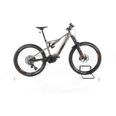 Vélo électrique - KTM Macina Prowler Prestige - beige - VTT électrique tout suspendu - Bosch 750 Wh Reconditionné Beige - Publicité Vélo électrique - KTM Macina Prowler Prestige - beige - VTT électrique tout suspendu - Bosch 750 Wh Reconditionné Beige - Publicité