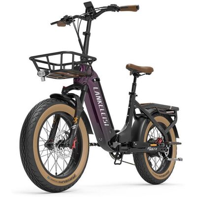 LANKELEISI GOLF-X/GOLFX 960Wh Urbain Pliable à Cadre Bas Vélo Électrique(Violet) Violet - Publicité LANKELEISI GOLF-X/GOLFX 960Wh Urbain Pliable à Cadre Bas Vélo Électrique(Violet) Violet - Publicité
