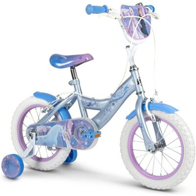 Vélo Enfant - HUFFY - Disney Frozen - 14 pouces - Mouvement à billes - Roulettes stabilisatrices amovibles Bleu - Publicité Vélo Enfant - HUFFY - Disney Frozen - 14 pouces - Mouvement à billes - Roulettes stabilisatrices amovibles Bleu - Publicité