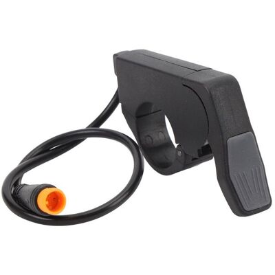 TBEST Accélérateur au pouce accélérateur au doigt avec connecteur à 3 broches conception ergonomique pour vélo électrique scooter VTT Noir - Publicité TBEST Accélérateur au pouce accélérateur au doigt avec connecteur à 3 broches conception ergonomique pour vélo électrique scooter VTT Noir - Publicité