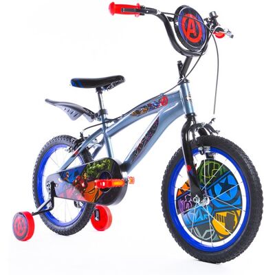 Vélos pour enfants - HUFFY - Marvel Avengers - Roues 16 - Avec stabilisateurs - Freins patins Gris - Publicité Vélos pour enfants - HUFFY - Marvel Avengers - Roues 16 - Avec stabilisateurs - Freins patins Gris - Publicité