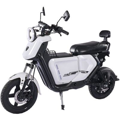 BEZIOR XIAONIU Moto électrique 1500W Camion Vélo Blanc Noir - Publicité BEZIOR XIAONIU Moto électrique 1500W Camion Vélo Blanc Noir - Publicité