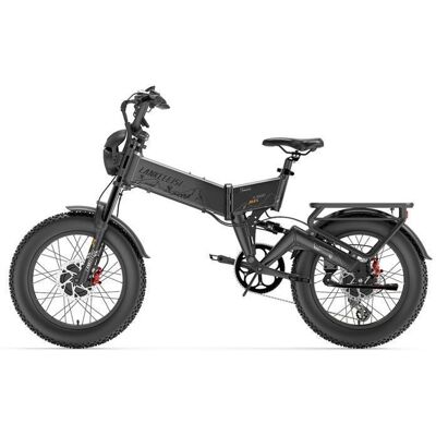 LANKELEISI X3000 MAX 2000W Vélo électrique à double moteur(noir) Noir - Publicité LANKELEISI X3000 MAX 2000W Vélo électrique à double moteur(noir) Noir - Publicité