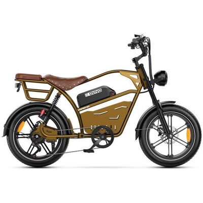 Vélo Électrique Rétro OVIVO Hyper Go Moteur 750W Batterie 48V 20Ah Autonomie 120km Pneus Fat 20 Pouces Freins Hydrauliques - Publicité Vélo Électrique Rétro OVIVO Hyper Go Moteur 750W Batterie 48V 20Ah Autonomie 120km Pneus Fat 20 Pouces Freins Hydrauliques - Publicité