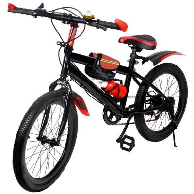 20 pouces pour enfants 7 vitesses hauteur réglable pour 8 9 10 11 12 13 ans avec fourche à suspension bouilloire etsupport Rouge - Publicité 20 pouces pour enfants 7 vitesses hauteur réglable pour 8 9 10 11 12 13 ans avec fourche à suspension bouilloire etsupport Rouge - Publicité