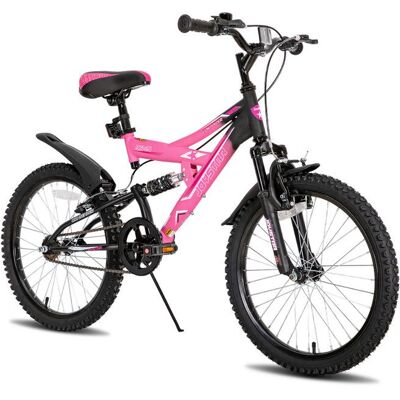Vélo enfant - JOYSTAR - Contender - 20 pouces - Tout-suspendu - 1 vitesse Rose - Publicité Vélo enfant - JOYSTAR - Contender - 20 pouces - Tout-suspendu - 1 vitesse Rose - Publicité
