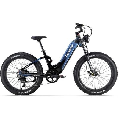 Vélo Électrique VTT Tout-Suspendu Cyrusher Trax 2.0 Batterie 52V 20Ah Moteur Bafang Bleu Bleu - Publicité Vélo Électrique VTT Tout-Suspendu Cyrusher Trax 2.0 Batterie 52V 20Ah Moteur Bafang Bleu Bleu - Publicité