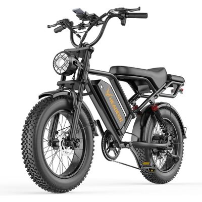 HEADEER BK20 Vélo Électrique Noir – Moteur 750W – Batterie 48V 20Ah – Autonomie 80km – Vitesse 50km/h – Pneus 20×4.0 Noir - Publicité HEADEER BK20 Vélo Électrique Noir – Moteur 750W – Batterie 48V 20Ah – Autonomie 80km – Vitesse 50km/h – Pneus 20×4.0 Noir - Publicité