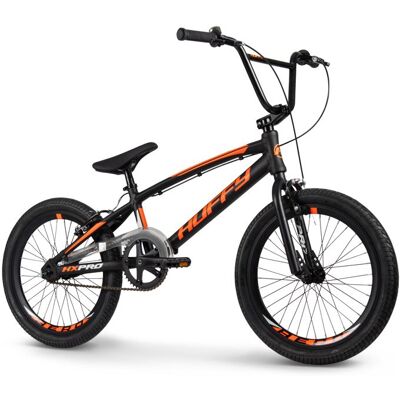 Vélo BMX - HUFFY - HX PRO - 20 pouces - Aluminium 6061 - Noir et Orange Noir - Publicité Vélo BMX - HUFFY - HX PRO - 20 pouces - Aluminium 6061 - Noir et Orange Noir - Publicité