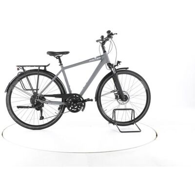 Vélo - FALTER T 4.0 - gris - Vélo de ville et de trekking - Aluminium Reconditionné Gris - Publicité Vélo - FALTER T 4.0 - gris - Vélo de ville et de trekking - Aluminium Reconditionné Gris - Publicité