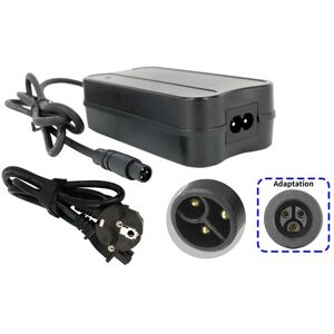 POWERSMART Chargeur 2A batterie lithium-ion 36V pour vélo électrique pedelec e-bike avec 3 broches Noir - Publicité POWERSMART Chargeur 2A batterie lithium-ion 36V pour vélo électrique pedelec e-bike avec 3 broches Noir - Publicité