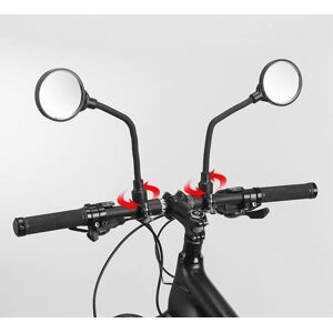Leytn® - Rétroviseur vélo - Miroir de Vélo 360°Réglable - Noir Noir - Publicité Leytn® - Rétroviseur vélo - Miroir de Vélo 360°Réglable - Noir Noir - Publicité