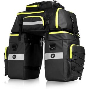 NETBOAT 70L Sacoche Vélo Sac Porte Bagage Arrière à Trois Compartiments de Cyclisme Nylon Poche Assemblage avec Couverture Imperméable VTT - Publicité NETBOAT 70L Sacoche Vélo Sac Porte Bagage Arrière à Trois Compartiments de Cyclisme Nylon Poche Assemblage avec Couverture Imperméable VTT - Publicité