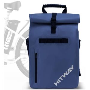HITWAY Sacoche Polyvalent de Vélo 29L - Bleu - Sac de vélo Étanche pour Vélo Roue Arrière Bleu - Publicité HITWAY Sacoche Polyvalent de Vélo 29L - Bleu - Sac de vélo Étanche pour Vélo Roue Arrière Bleu - Publicité