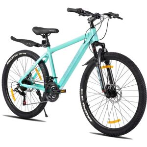 HILAND VTT Unisexe - 21 Vitesses Cadre en Aluminium Léger et Fourche à Suspension Freins à Disque Roues de 26 Pouces - Vert Vert - Publicité HILAND VTT Unisexe - 21 Vitesses Cadre en Aluminium Léger et Fourche à Suspension Freins à Disque Roues de 26 Pouces - Vert Vert - Publicité