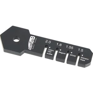 Indicateur dusure de disque Super B TB-RC10 - noir - TU Noir - Publicité Indicateur dusure de disque Super B TB-RC10 - noir - TU Noir - Publicité