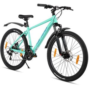 HILAND VTT adulte 26 pouces unisexe 21 vitesses cadre en aluminium fourche à suspension freins à disque - Vert Vert - Publicité HILAND VTT adulte 26 pouces unisexe 21 vitesses cadre en aluminium fourche à suspension freins à disque - Vert Vert - Publicité