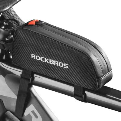 ROCKBROS Sacoche Cadre Vélo 1L Triangle Mince et Léger Réfléchissant VTT/Gravel Résistante Noir - Publicité ROCKBROS Sacoche Cadre Vélo 1L Triangle Mince et Léger Réfléchissant VTT/Gravel Résistante Noir - Publicité