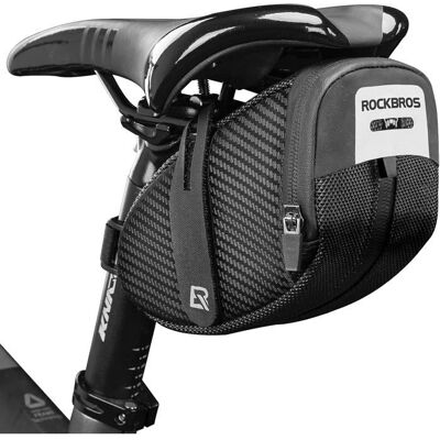 ROCKBROS Sacoche de Selle - 0 73 L - noir Noir - Publicité ROCKBROS Sacoche de Selle - 0 73 L - noir Noir - Publicité