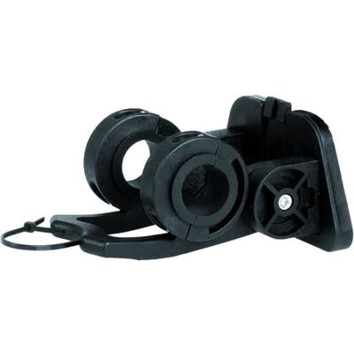 Support panier de vélo - VENTURA - Clip-On - Amovible - Plastique - Avant Noir - Publicité Support panier de vélo - VENTURA - Clip-On - Amovible - Plastique - Avant Noir - Publicité