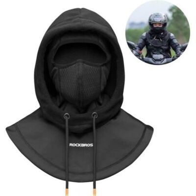 ROCKBROS Cagoules de Vélo Hiver Balaclava - Chaud Coupe-Vent Cache-Cou à Capuchon pour Moto Ski Noir - Publicité ROCKBROS Cagoules de Vélo Hiver Balaclava - Chaud Coupe-Vent Cache-Cou à Capuchon pour Moto Ski Noir - Publicité