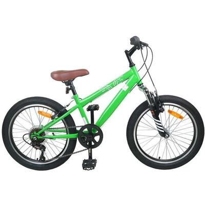 Vélo de Montagne 20 Pouces 6-Vitesse pour 5-8 ans - vidaXL - acier - vert - 138 x 53 x 84 cm 3240452 Vert - Publicité Vélo de Montagne 20 Pouces 6-Vitesse pour 5-8 ans - vidaXL - acier - vert - 138 x 53 x 84 cm 3240452 Vert - Publicité