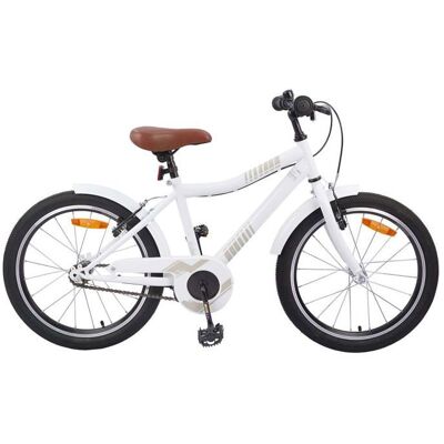 Vélo pour enfants - VIDAXL - 24 pouces - Cadre acier - Guidon & selle réglables - Vitesse unique Blanc - Publicité Vélo pour enfants - VIDAXL - 24 pouces - Cadre acier - Guidon & selle réglables - Vitesse unique Blanc - Publicité