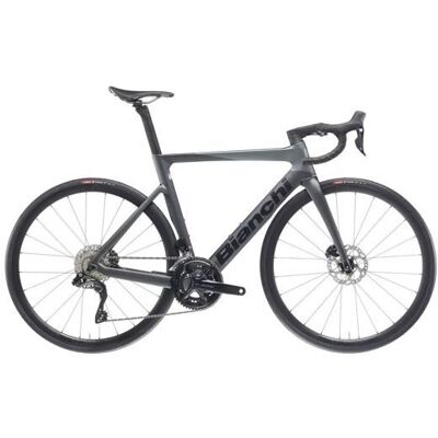 Vélo de route Bianchi Oltre Race Shimano 105 Di2 RD-R7150 12V - grey/graphite matt - Gris - 55 cm / 176-182 cm Gris - Publicité Vélo de route Bianchi Oltre Race Shimano 105 Di2 RD-R7150 12V - grey/graphite matt - Gris - 55 cm / 176-182 cm Gris - Publicité