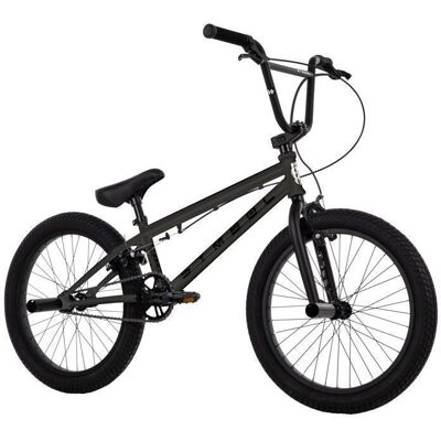 Vélo BMX Freestyle - HUFFY - Symbol - 20 pouces - Cadre acier rigide - Argent Charcoal Noir - Publicité Vélo BMX Freestyle - HUFFY - Symbol - 20 pouces - Cadre acier rigide - Argent Charcoal Noir - Publicité