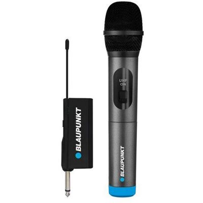 Blaupunkt WM40U Microphone sans fil - Portée 40m UHF - Publicité Blaupunkt WM40U Microphone sans fil - Portée 40m UHF - Publicité