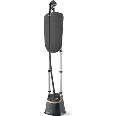 PHILIPS - Défroisseur sur pied + planche inclinable - 200W - Série 3000 - gris/or - STE3170.80 Noir - Publicité PHILIPS - Défroisseur sur pied + planche inclinable - 200W - Série 3000 - gris/or - STE3170.80 Noir - Publicité